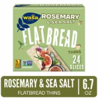 Wasa Rosemary & Sea Salt Wholesome Oven-Baked Non-GMO Flatbread Thins