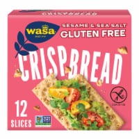 Wasa Swedish Style Gluten Free Sesame & Sea Salt Crispbread Crackers