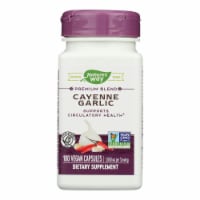 Nature's Way Cayenne & Garlic Capsules Perspective: Main