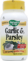 Nature's Way Garlic & Parsley Capsules 545mg Perspective: Main