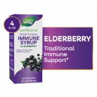 Nature’s Way Sambucus Traditional Immune Concentrated Black Elderberry Extract Berry Flavored Syrup Perspective: Main