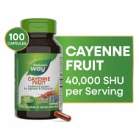 Nature's Way Cayenne Fruit Vegan Capsules 40000 SHU per Serving Perspective: Main