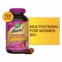 Nature's Way® Alive!® Mixed Berry Flavored Women's 50+ 75 mg Gummy Multivitamins