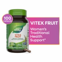 Nature's Way Vitex Fruit Chasteberry Vegan Capsules 400 mg Per Serving Perspective: Main