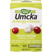 Nature's Way Umcka Cherry Flavor Allergy & Sinus Tablets