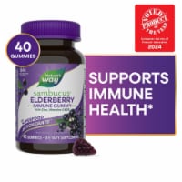 Nature’s Way Sambucus Immune Elderberry with Zinc Vitamins C D3 Gummies Perspective: Main