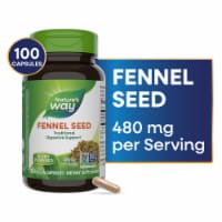 Nature's Way Fennel Seed Traditional Digestive Support Vegan Capsules 480 mg Per Serving Perspective: Main