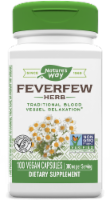 Nature's Way Feverfew Leaves Capsules 380 mg Perspective: Main