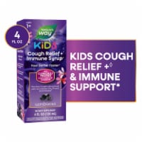 Nature’s Way Sambucus Kids Cough Relief + Immune with Elderberry Extract Vitamin C and Zinc Syrup Perspective: Main