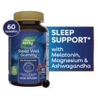 Nature's Way® Sleep Well 3 in 1 Support Gummies with Melatonin and Magnesium