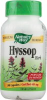 Nature's Way Hyssop Herb Capsules 445mg Perspective: Main