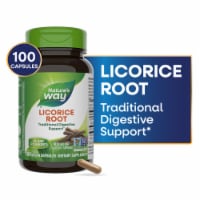 Nature's Way Licorice Root Vegan Capsules 900 mg Per 2 Capsule Serving Perspective: Main