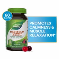 Nature’s Way Magnesium with Magnesium Citrate Mixed Berry Flavored Gummies Perspective: Main