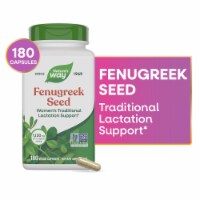 Nature's Way Fenugreek Seed Vegan Capsules 1130 mg Per 2 Capsule Serving Perspective: Main