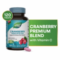 Nature's Way Premium Blend Cranberry with Vitamin C Antioxidant Support Tablets Perspective: Main