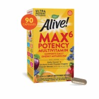Nature's Way® Alive! Max 6 Potency Multivitamin 90 Capsules Perspective: Main