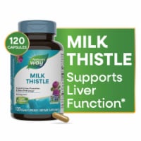 Nature's Way Milk Thistle Premium Blend 80% Silymarin Vegan Capsules