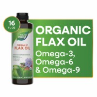 Nature's Way Organic Flax Omega 3 Omega 9 Omega 6 USDA Organic Cold Press Unrefined Oil Perspective: Main