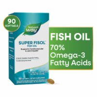 Nature's Way Super Fisol Fish Oil Cardiovascular and Joint Health Omega 3 Softgels Perspective: Main