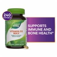 Nature's Way® Vitamin D3 Max Bone and Immunity Supplement Softgels 125mcg