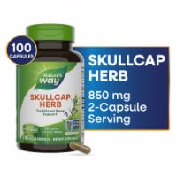 Nature's Way Scullcap Herb Traditional Sleep Support Capsules 850 mg Per 2 Capsule Serving Perspective: Main