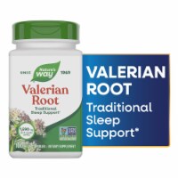 Nature's Way Valerian Root Traditional Sleep Support Vegan Capsules 1590 mg Per 3 Capsule Serving Perspective: Main