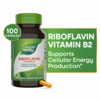 Nature's Way® Riboflavin Vitamin B2 Capsules 100mg