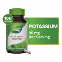 Nature's Way Potassium Supports Heart and Muscle Function Capsules 99 mg Per Serving Perspective: Main