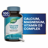 Nature's Way Calcium Magnesium & D Bones & Muscle Capsules