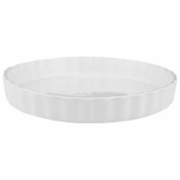 Bia Cordon Bleu Round Quiche Dish - White