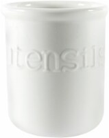 Dash of That™ Embossed Utensil Holder - White Perspective: Main
