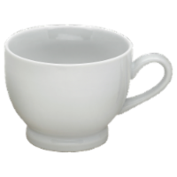 Dash of That™ Footed Cappuccino Cup - White Perspective: Main