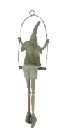 Santa On Swing Christmas Gnome Holiday Elf Hanging Decoration