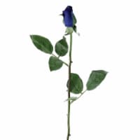 Allstate 32607376 23 in. Long Stem Rose Bud Pick Flowers, Royal Blue