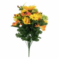 Allstate 35163986 21.5 in. Sunflower & Daisy Artificial Floral Bush Flowers, Yellow