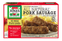 Jones Dairy Farm Golden Brown® All Natural Mild Pork Sausage Links Perspective: Main
