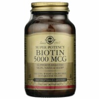 Solgar Biotin 5000 MCG Vegetable Capsules Perspective: Main