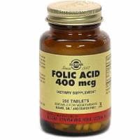 Solgar Folic Acid 400 Mcg Perspective: front