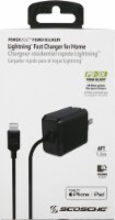Scosche MFI Certified Power Delivery Lightning Home Charger - Black