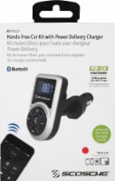 Scosche Bluetooth Hands-Free Car Kit with Power Delivery Charger Perspective: Main