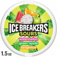 ICE BREAKERS Sours Assorted Fruit Flavored Sugar Free Mints Tin