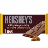 HERSHEY'S Milk Chocolate Candy Bar with Whole Almonds