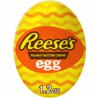 REESE'S Milk Chocolate Peanut Butter Creme Easter Candy Egg Perspective: Main
