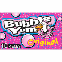 BUBBLE YUM Original Flavor Bubble Gum Pack