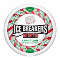 Ice Breakers Sugar Free Candy Cane Flavor Holiday Mints Perspective: Main