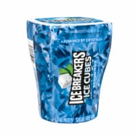 ICE BREAKERS iCE CUBES Peppermint Flavored Sugar Free Chewing Gum Bottle