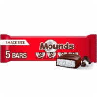 MOUNDS Dark Chocolate and Coconut Snack Size Candy Bars Perspective: Main