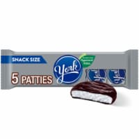 YORK Dark Chocolate Snack Size Peppermint Patties Candy Packs Perspective: Main