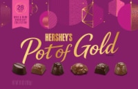Hershey's Holiday Pot of Gold Caramel Nuts & Clusters Milk & Dark Chocolate Collection Perspective: Main