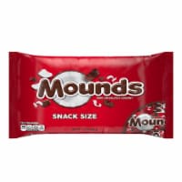 MOUNDS Dark Chocolate and Coconut Snack Size Halloween Candy Bag